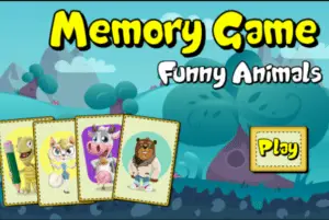 Memory Game Funny Animals