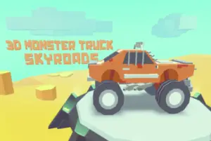 3d monster truck skyroads