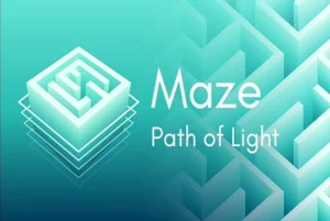 maze path of light